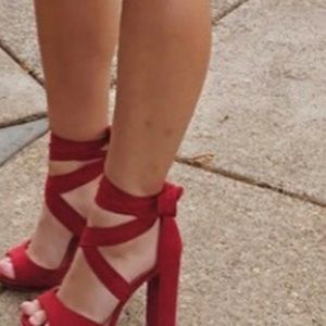Red high heels